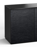 Chicago cabinet with a black oak finish and grass texture finish