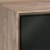 Natural Walnut /Black Glass