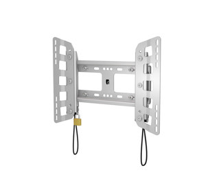 Plano 100 Medium Fixed TV Mount, Silver