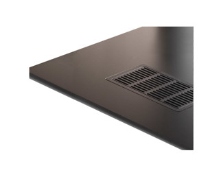 Chameleon Vented Single-Width Shelf, Black