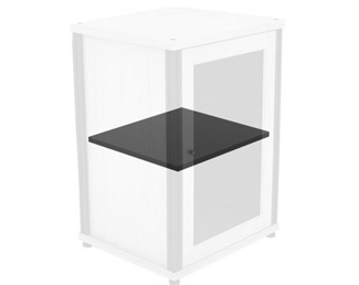 Synergy Single-Wide Adjustable Shelf, Black